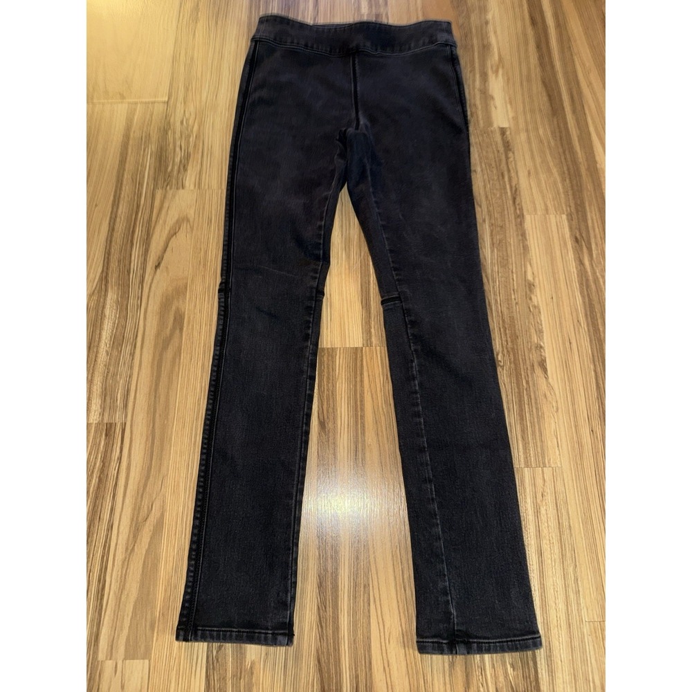 Liz Claiborne Womens Jeggings Size S Black Denim Cotton Stretch Skinny Leg Slim